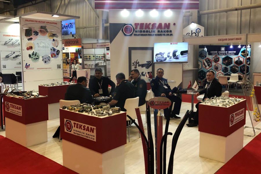 IDEF-19 Fuarı Teksan standı