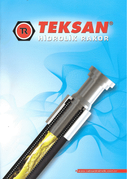 teksan broşür